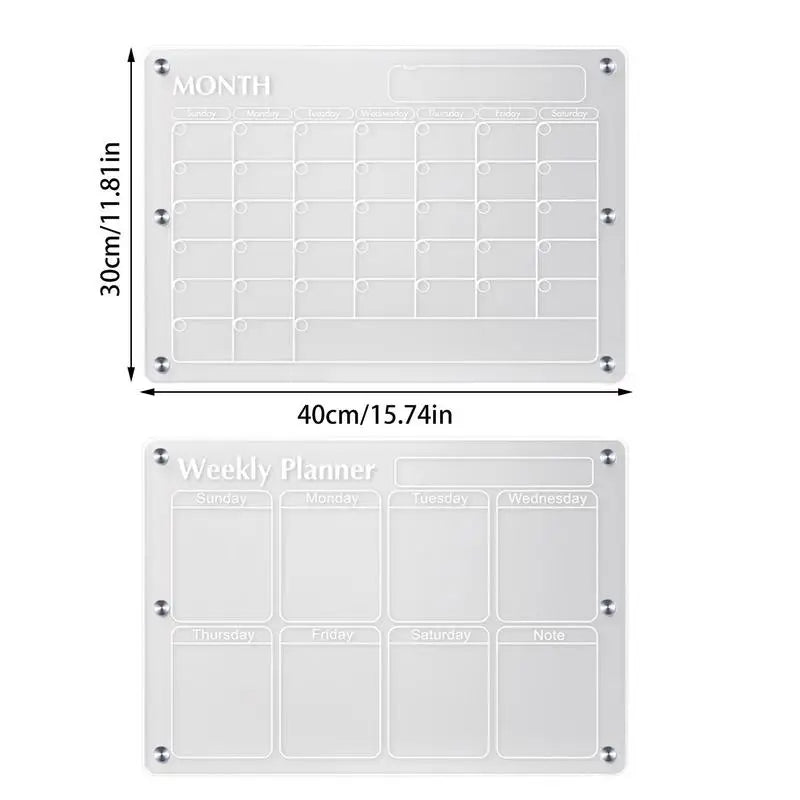 Magnetic Whiteboard Planner