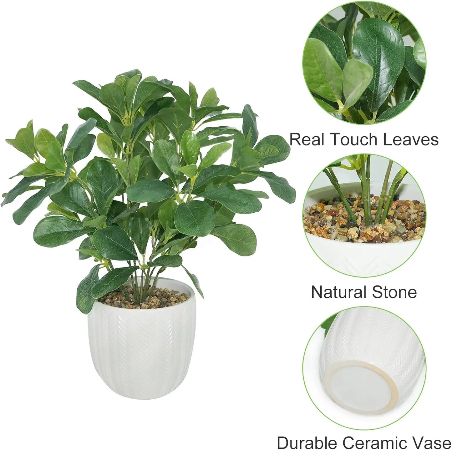 Artificial Potted Plant Leaves,