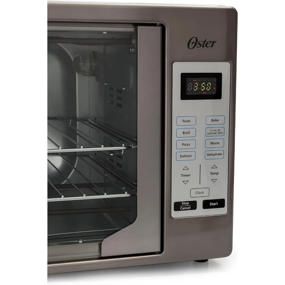 Convection Oven, 8-in-1 Countertop Toaster Oven, Stainless Steel French Door