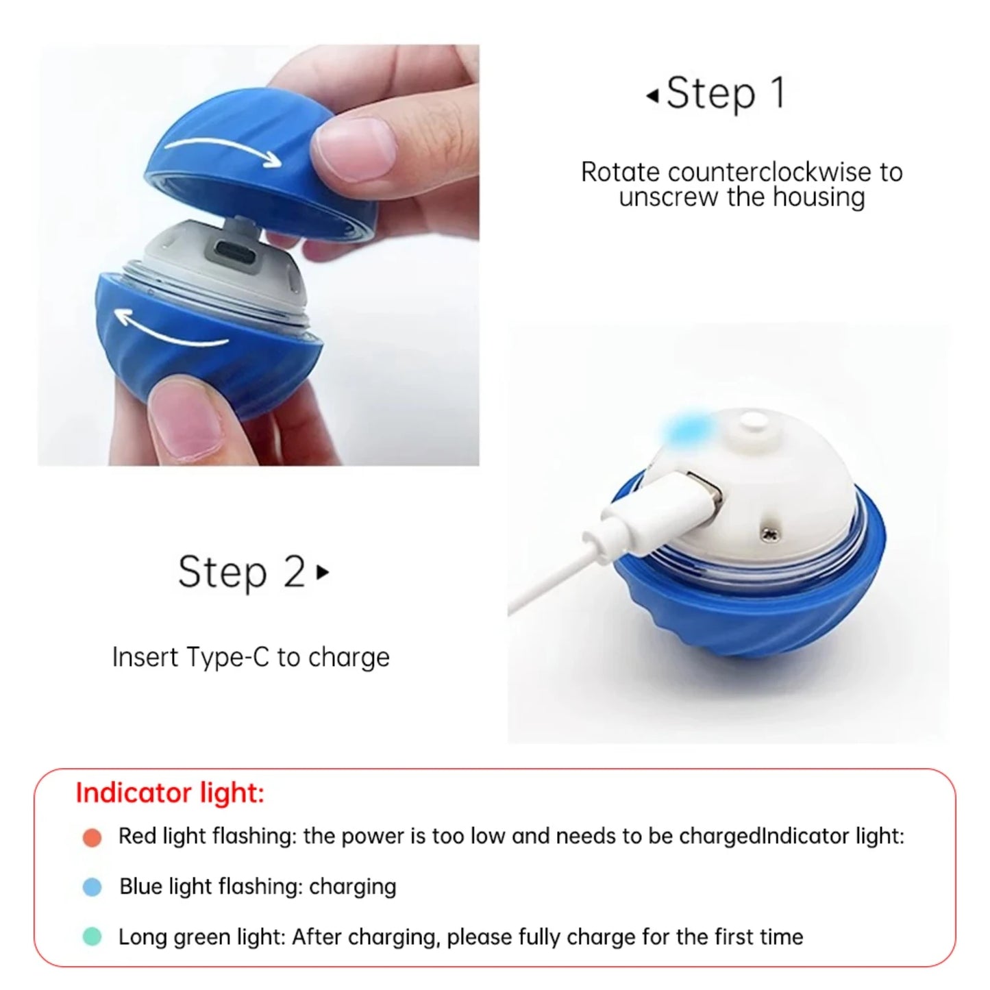 Electronic Interactive Ball Dog Toy