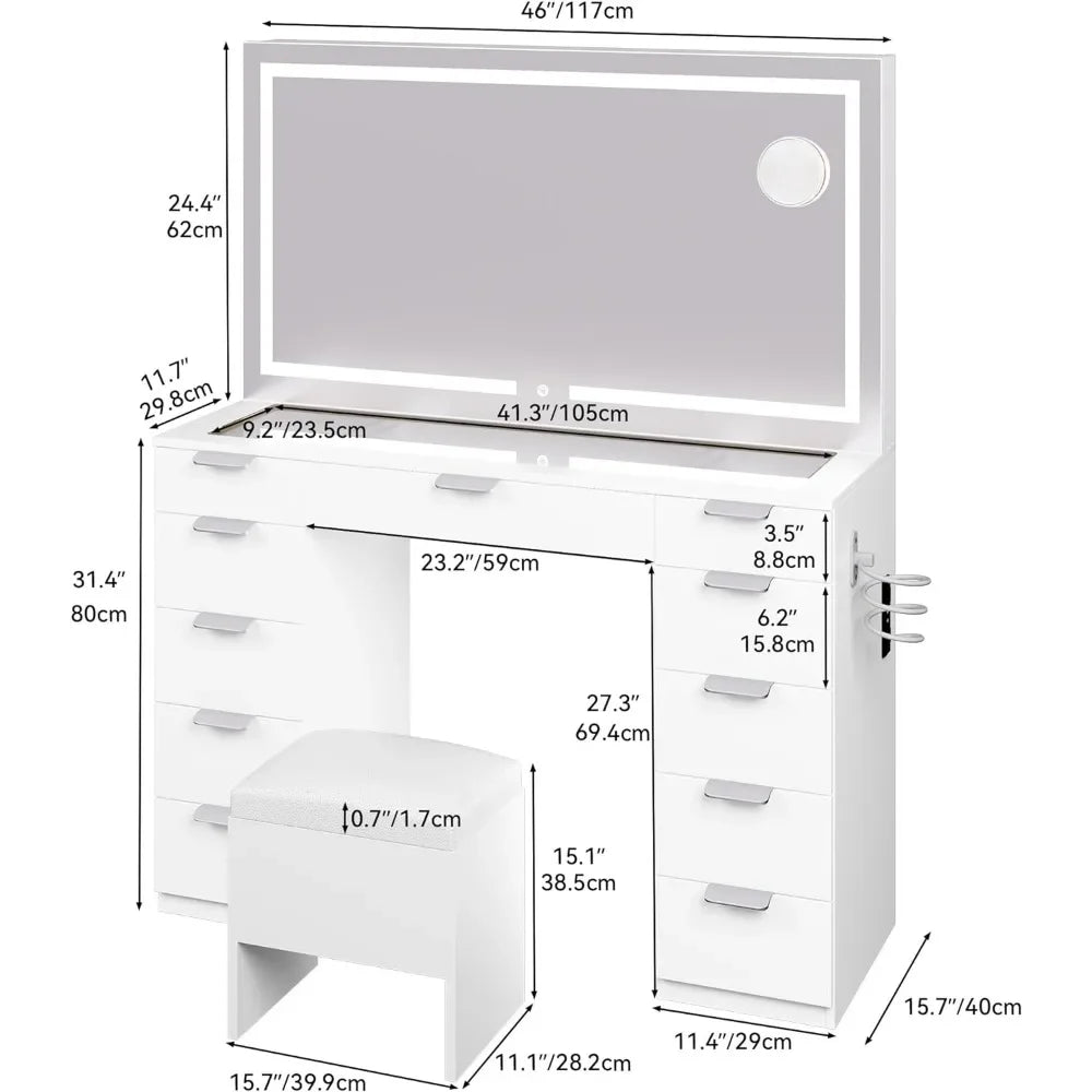 Make Up Table and Bench