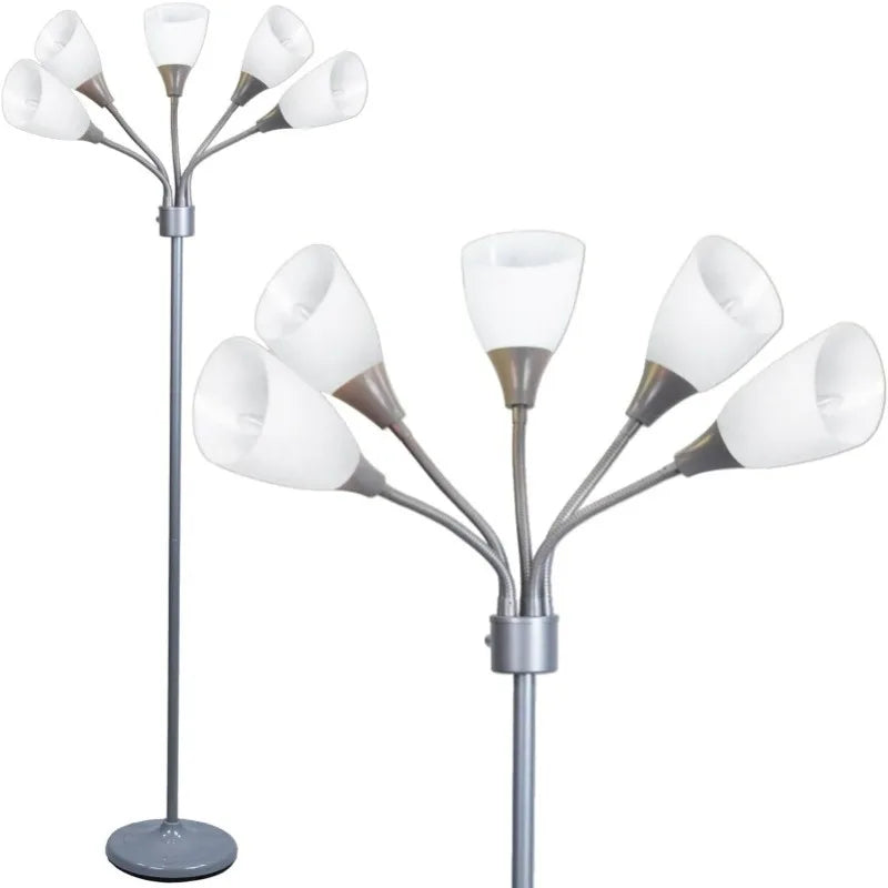 Modern Multi-Head Medusa Floor Lamp - 5 Light Standing Lamp