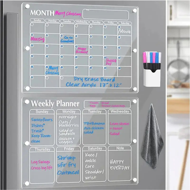 Magnetic Whiteboard Planner