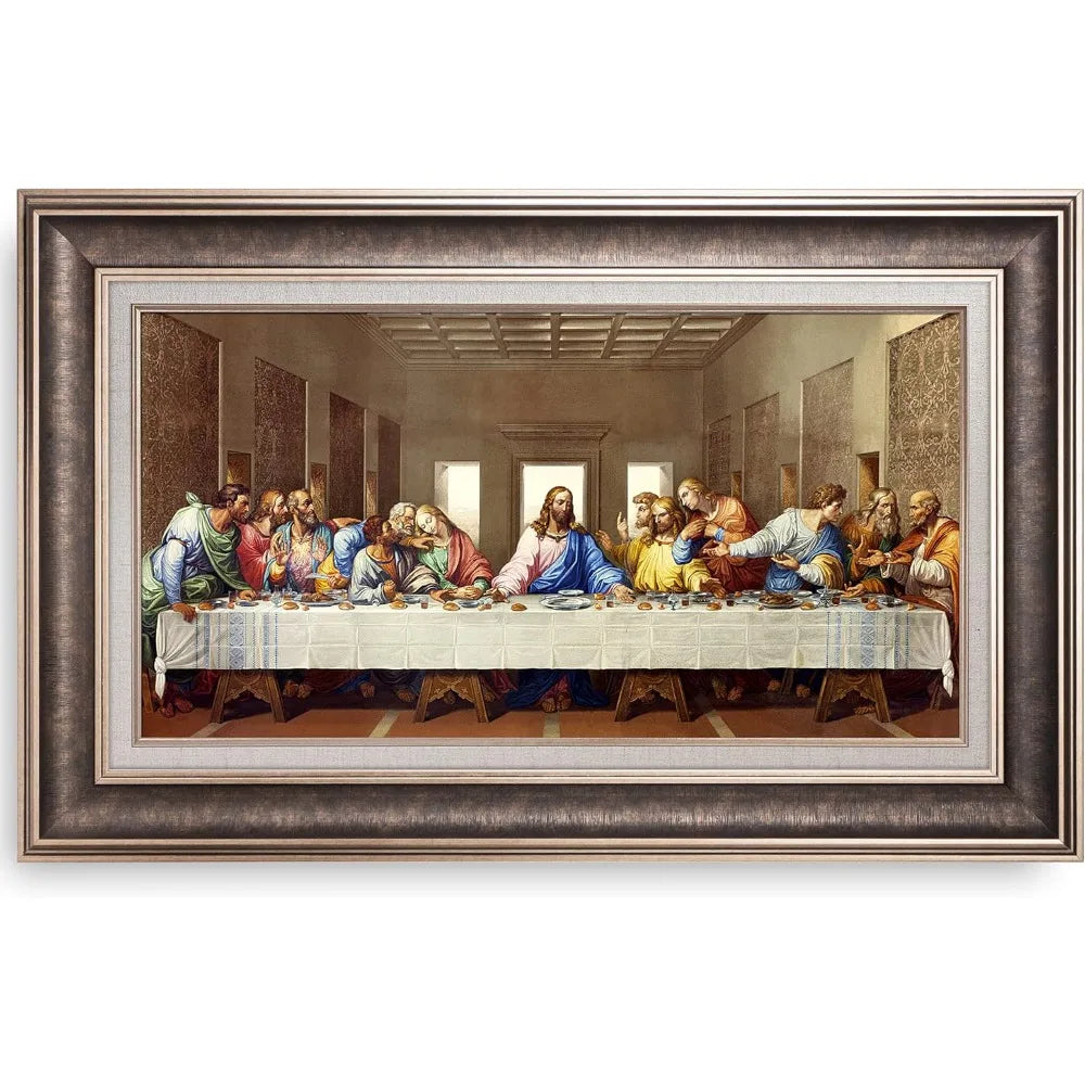 The Last Supper By Da Vinci The World Classic Art Reproductions,Giclee Print