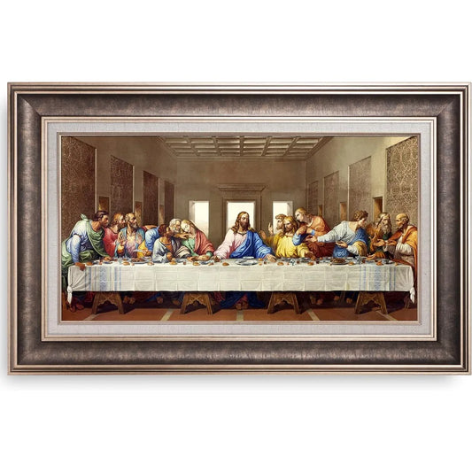 The Last Supper By Da Vinci The World Classic Art Reproductions,Giclee Print