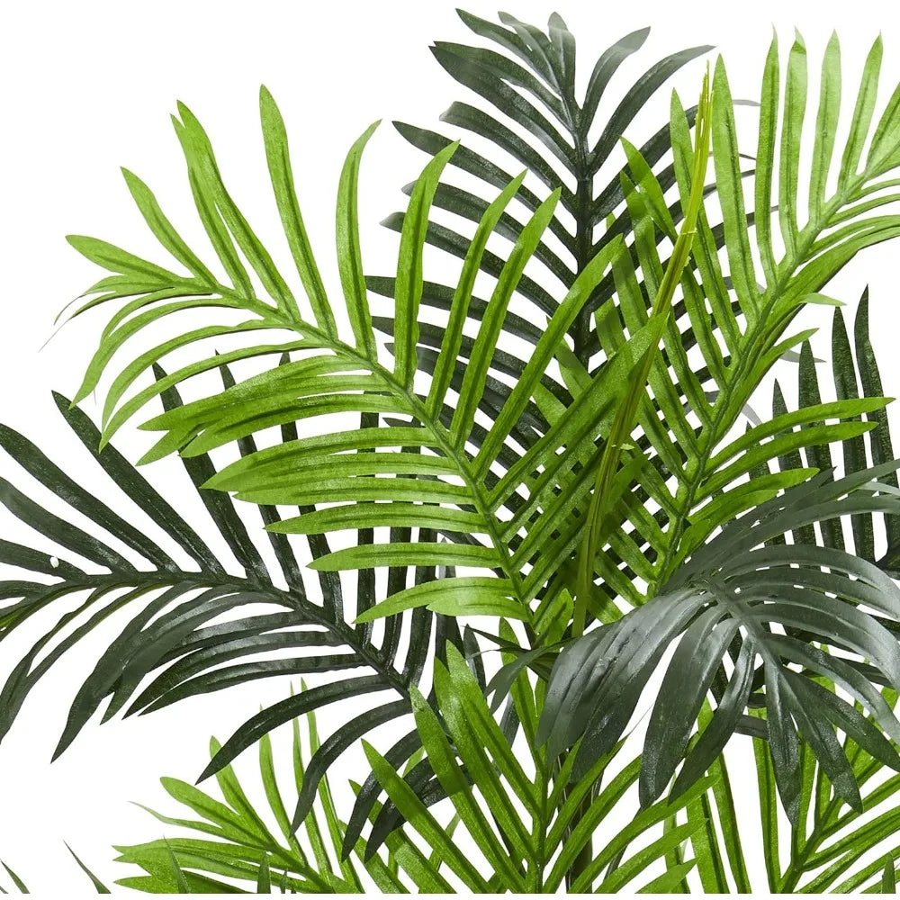 One 5 Foot Artificial of Palm Tree Potted Plant