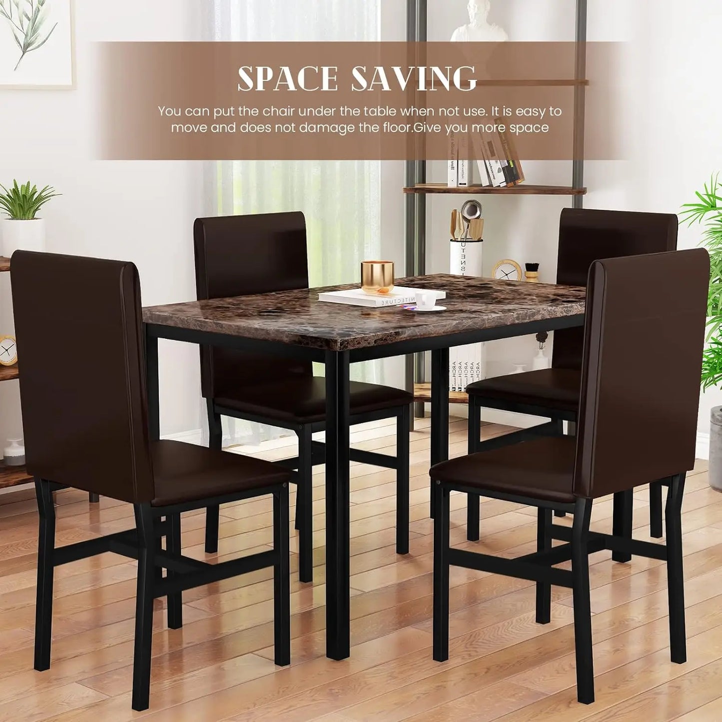 Dining Table Set for 4,