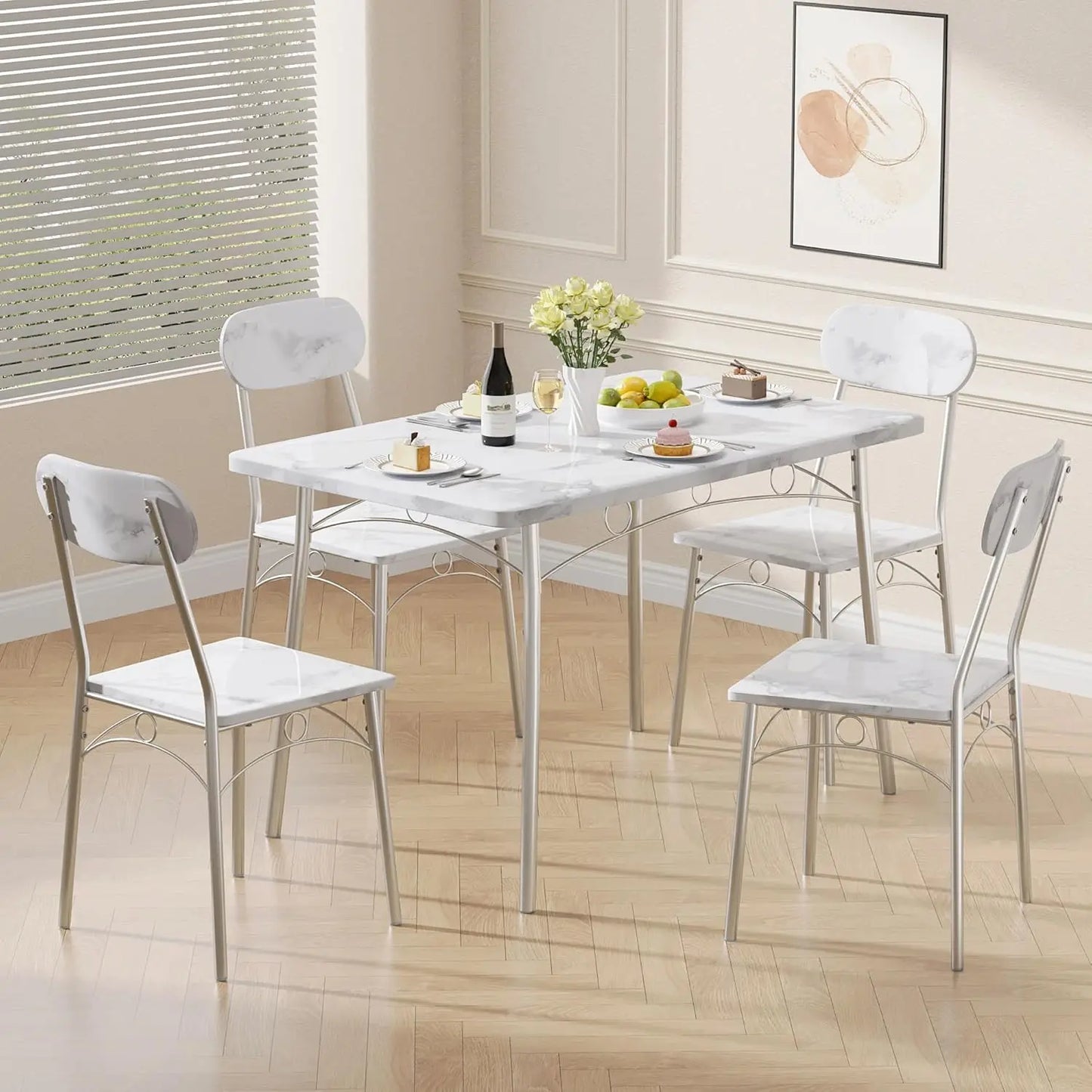 Dining Table Set for 4