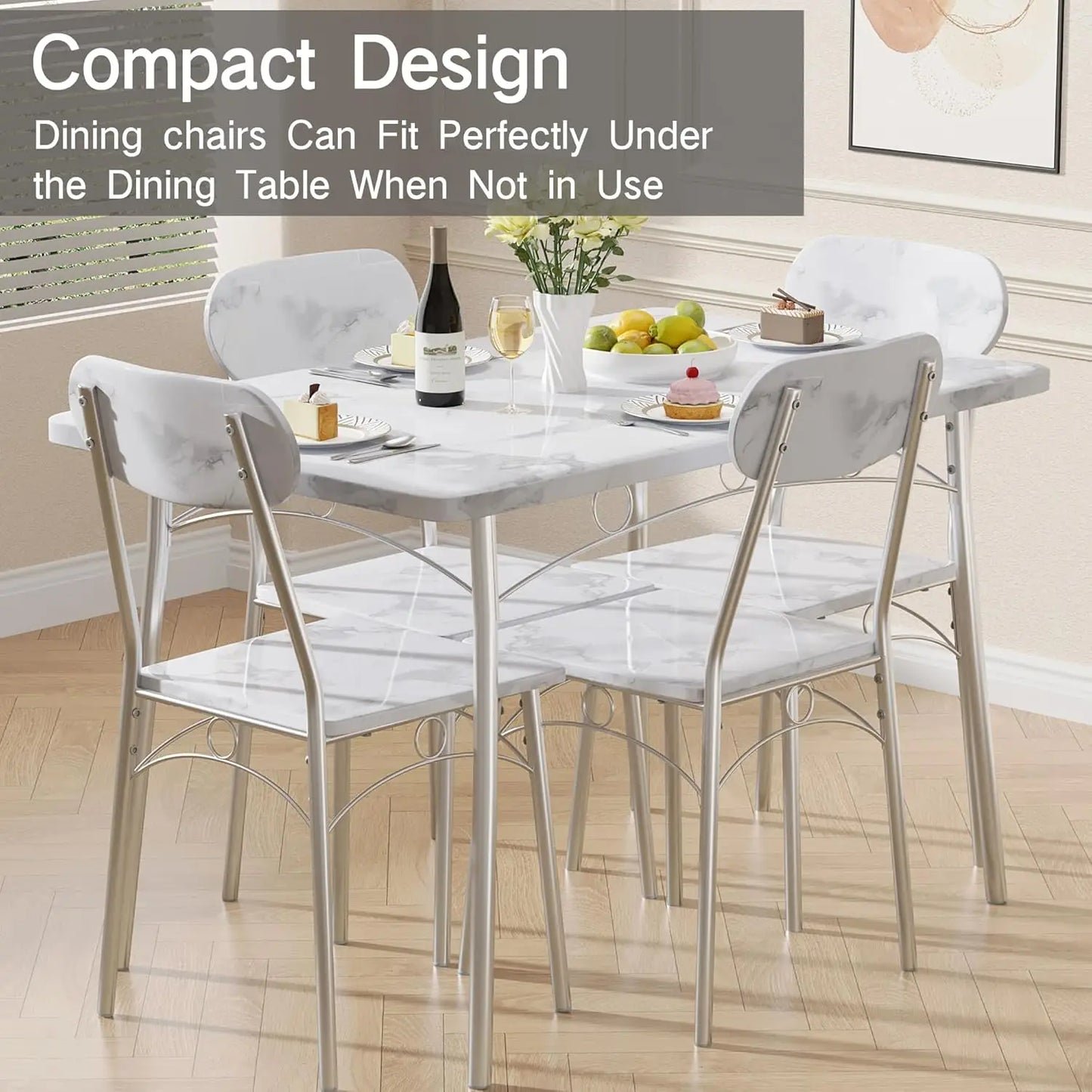 Dining Table Set for 4