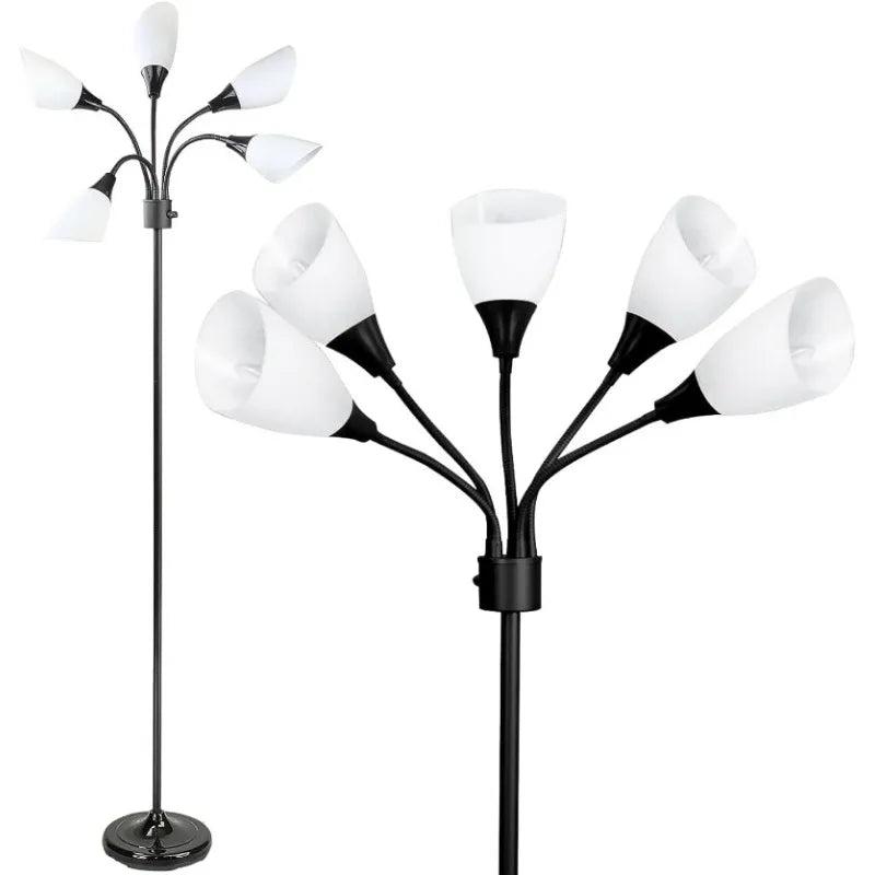 Modern Multi-Head Medusa Floor Lamp - 5 Light Standing Lamp