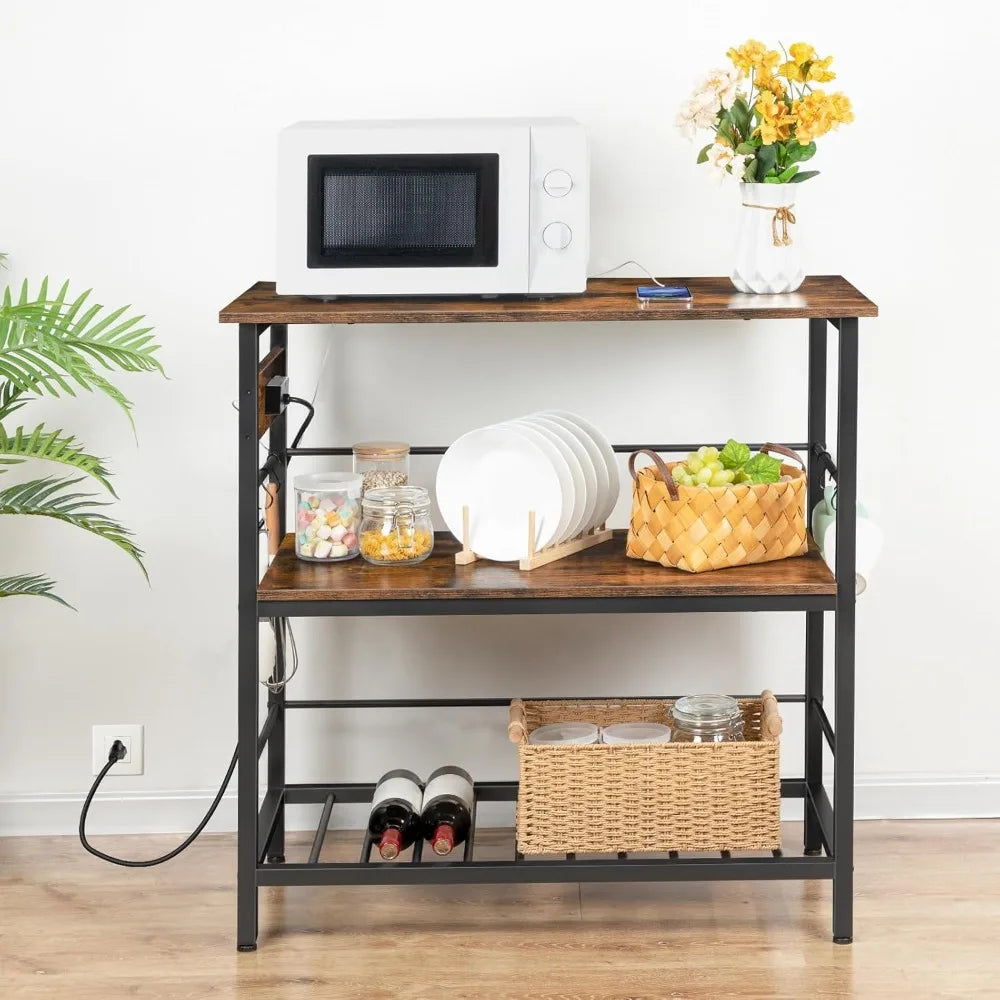 Kitchen Island with Storage,