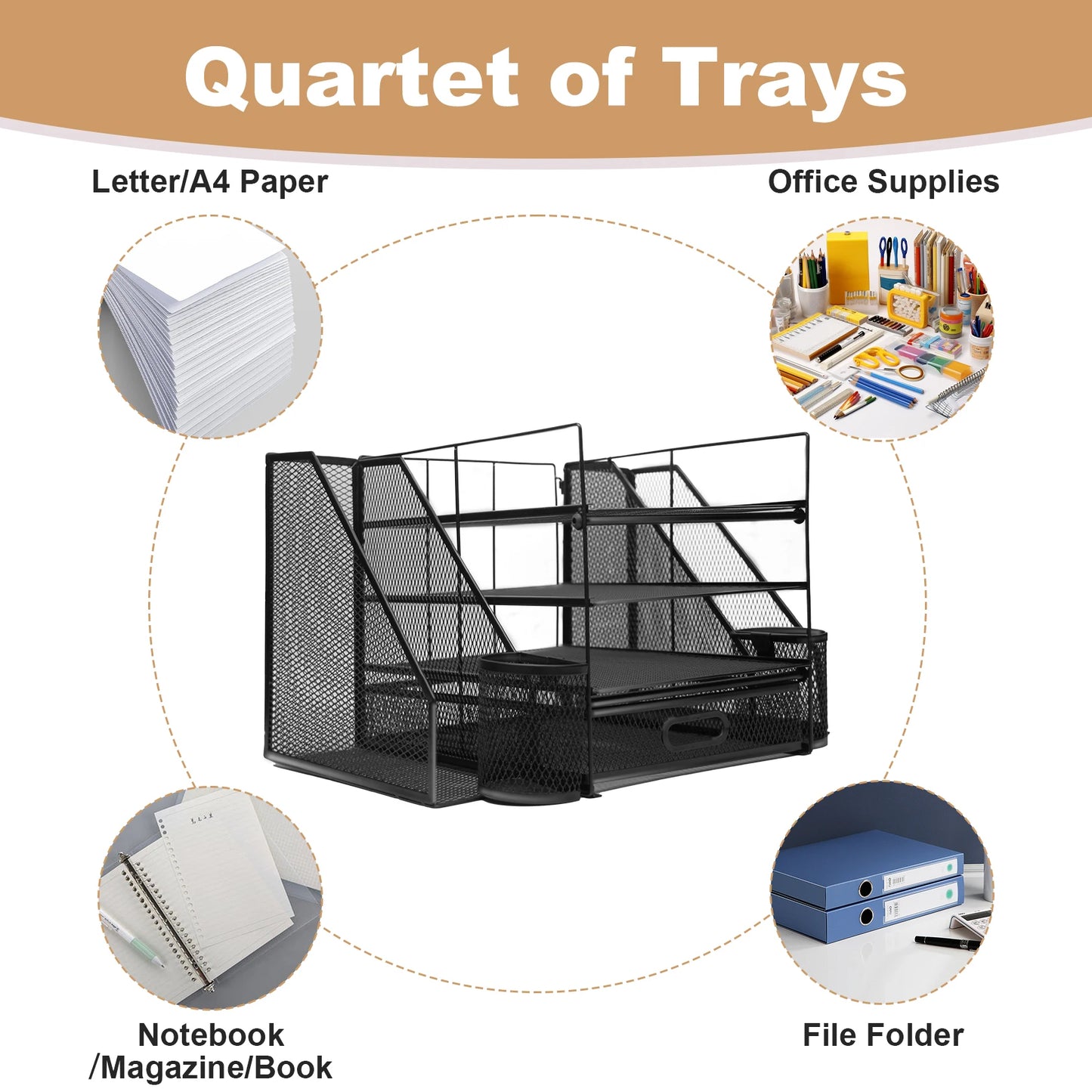 Office Desk Organizer and Accessories