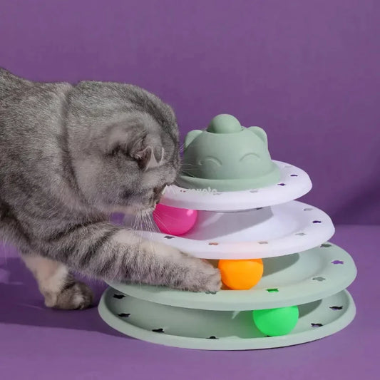 Interactive Cat Tower Tunnel, Stimulating