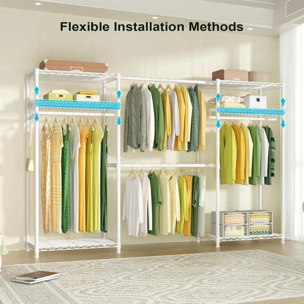 Heavy Duty Closet Garment Rack,