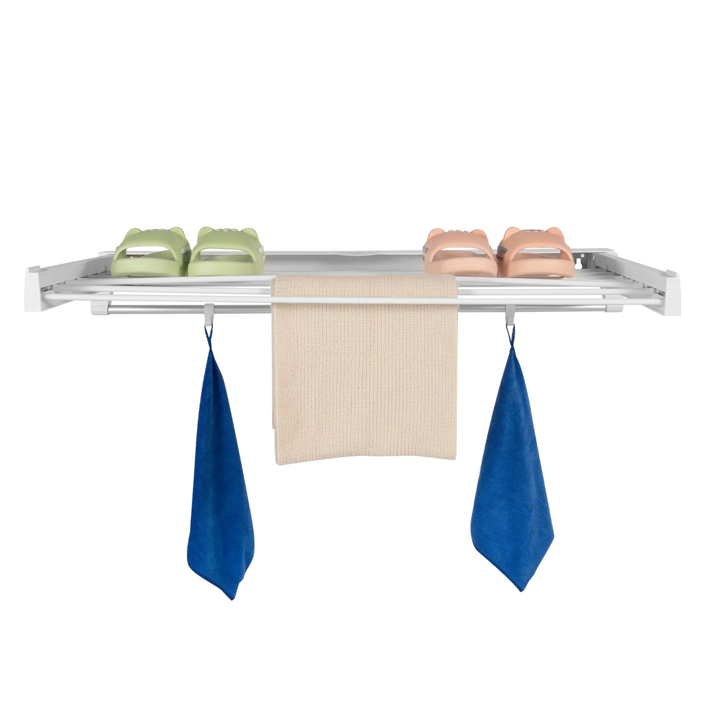 Foldable and Expandable Clothesline Aluminum Wall Dryer I