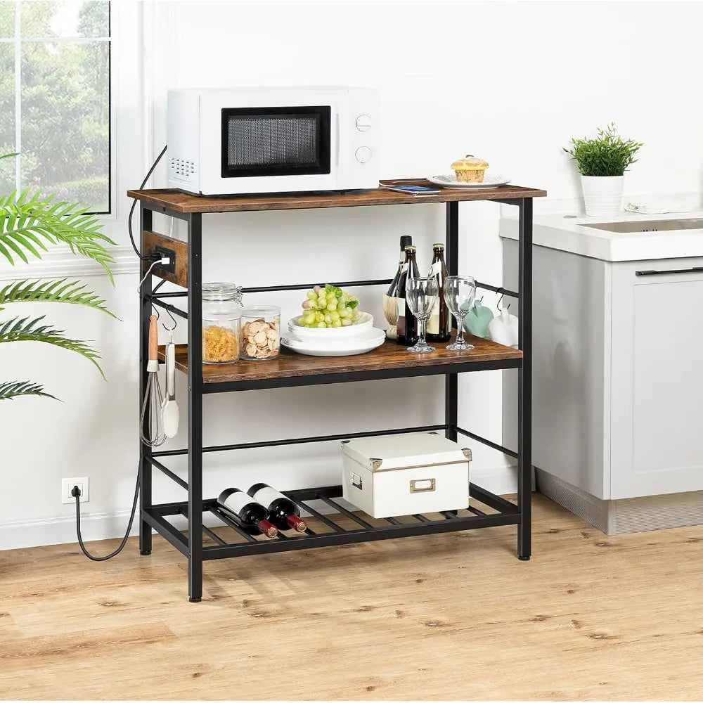 Kitchen Island with Storage,