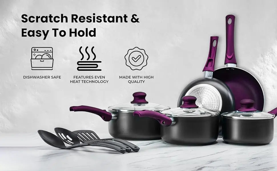 Chef's Star Pots And Pans Set Nonstick,