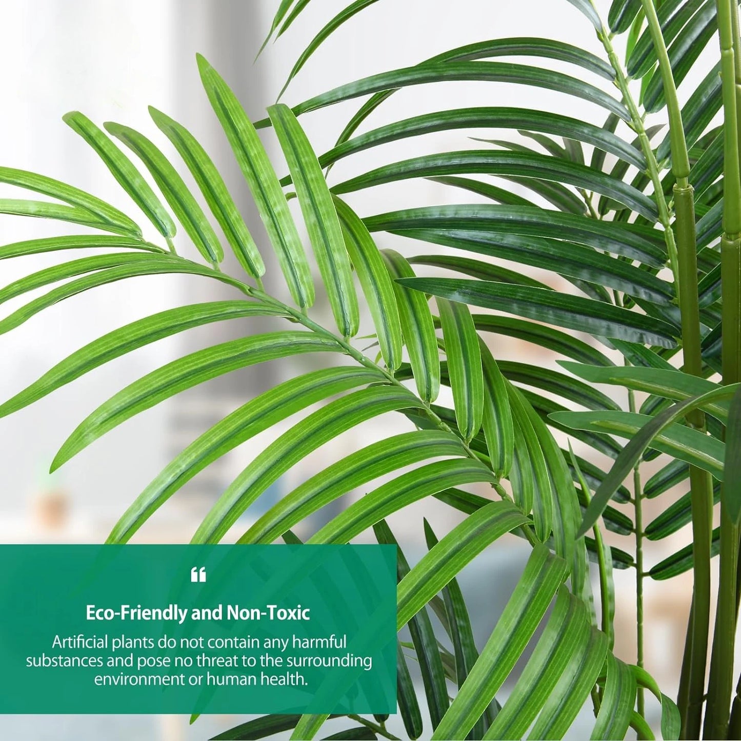 Artificial Areca Palm Tree Fake Tropical Palm Plant