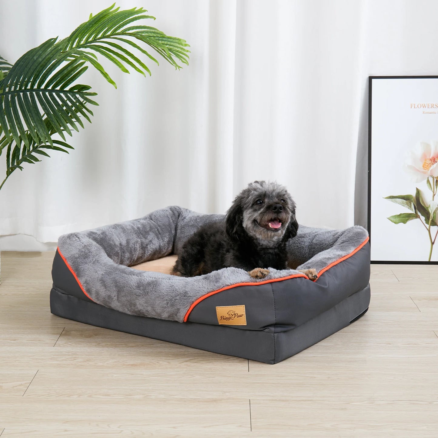 Super Soft Orthopedic Foam Pet Bed and Removable Cover