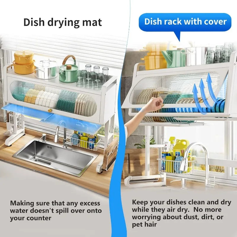 Over The Sink Dish Drying Rack