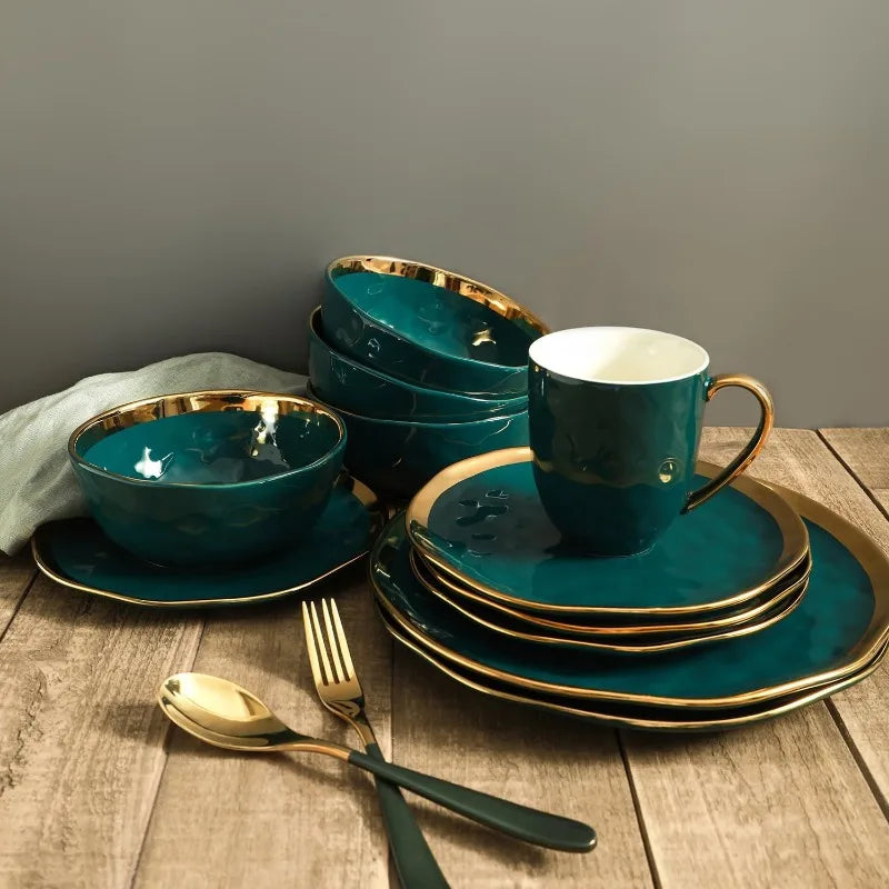 Porcelain 16 Piece Dinnerware Set