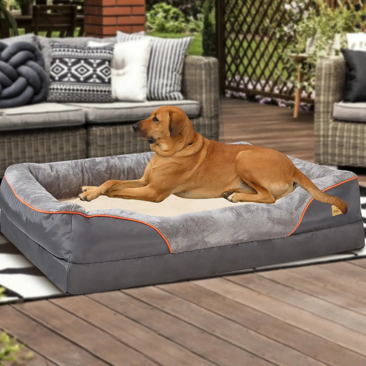 Super Soft Orthopedic Foam Pet Bed and Removable Cover