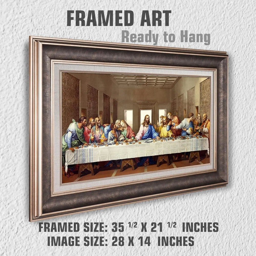 The Last Supper By Da Vinci The World Classic Art Reproductions,Giclee Print