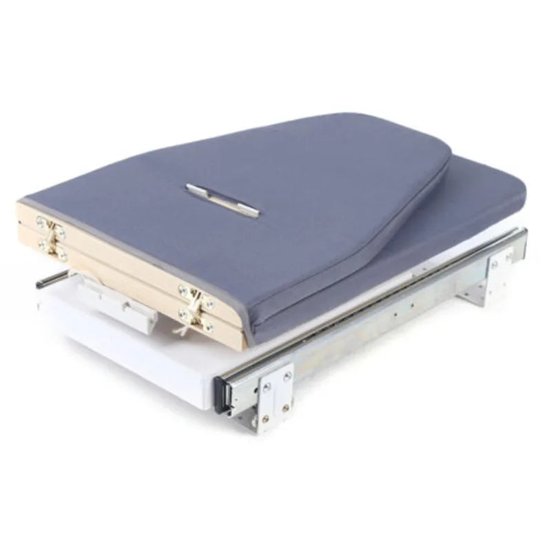 Retractable Rotating Ironing Board Gray Foldable Pull-out Storage Cabinet Laundry Accessories