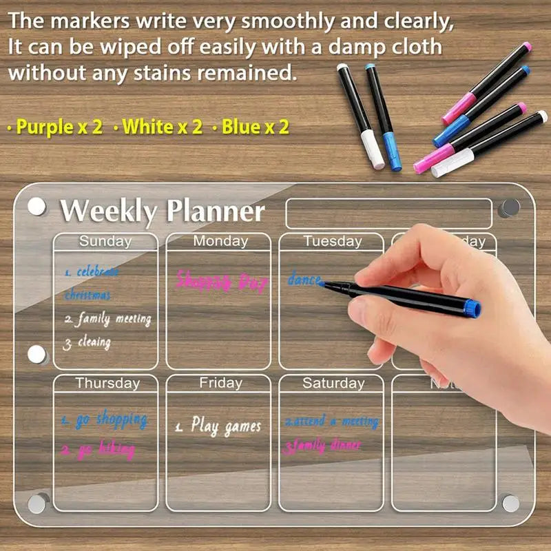 Magnetic Whiteboard Planner