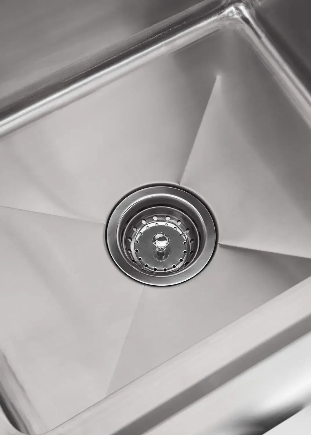 Basics Stainless Steel Freestanding Single Bowl Utility Sink